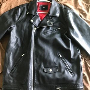 Men’s OBEY faux leather jacket